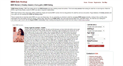 Desktop Screenshot of bbwdatehookup.com